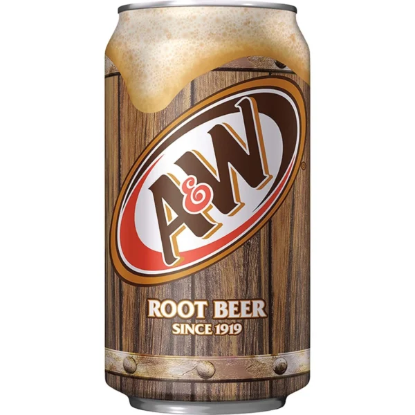 A&W ROOT BEER CAN SODA