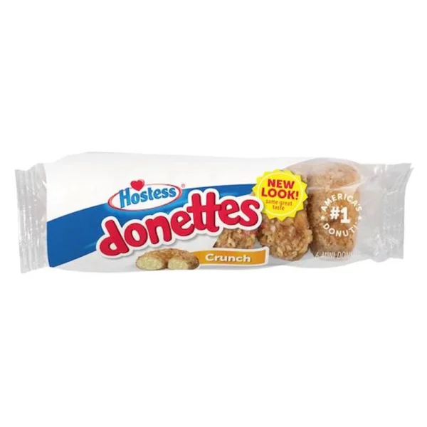 DONETTES CRUCH 6 MINI DONUTS 4 OZ