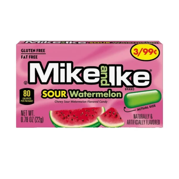 MIKE AND IKE  SOUR WATERMELON 4.25 OZ