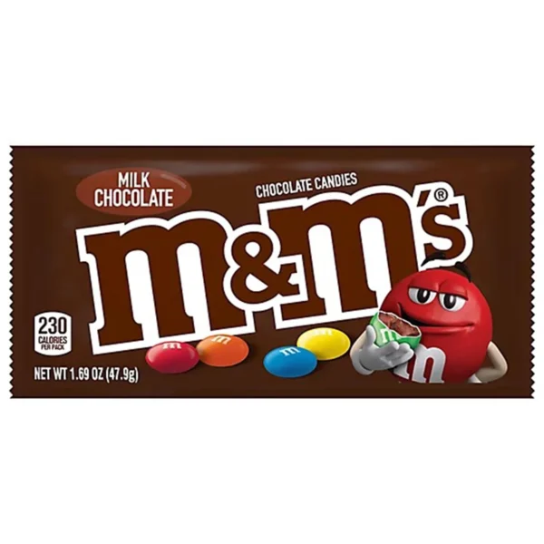 M&M MILK CHOCOLATE 1.69 OZ