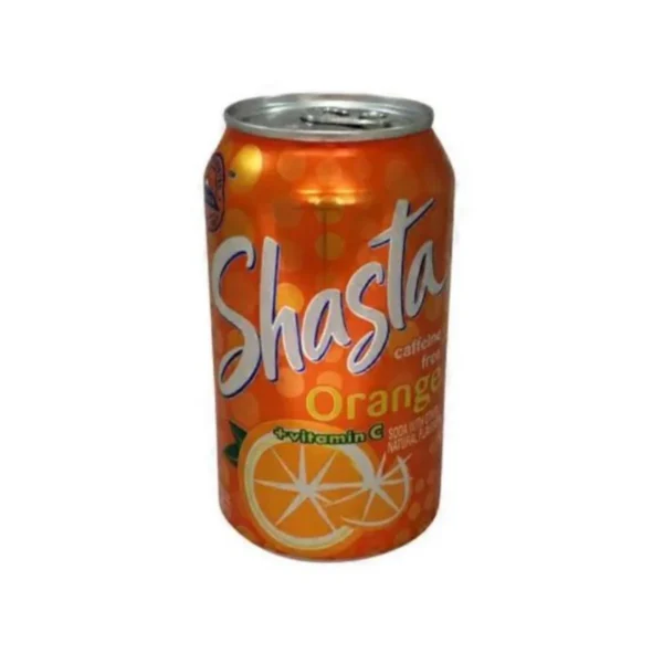 SHASTA ORANGE SODA CAN