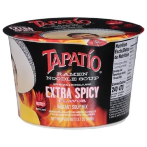 TAPATIO EXTRA SPICY NOODLES 3.7 OZ.